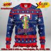 MLB Texas Rangers Grinch Hand Christmas Light Ugly Christmas Sweater