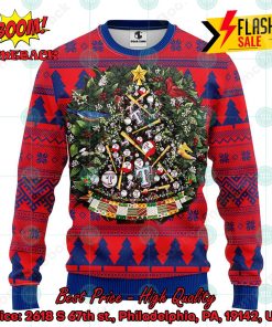 MLB Texas Rangers Xmas Tree Ugly Christmas Sweater