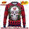 MLB Washington Nationals Santa Hat Christmas Circle Ugly Christmas Sweater