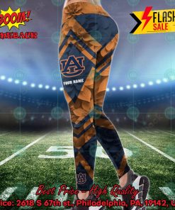 ncaa auburn tigers flower personalized name hoodie and leggings 2 iLL5q