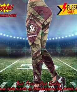 ncaa florida state seminoles flower personalized name hoodie and leggings 2 naw13