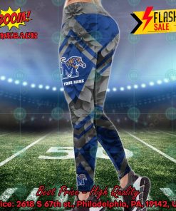 ncaa memphis tigers flower personalized name hoodie and leggings 2 NCLZA