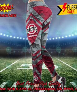 ncaa ohio state buckeyes flower personalized name hoodie and leggings 2 z0VyB