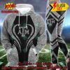 NCAA Texas A&M Aggies Flower Personalized Name Hoodie And Leggings