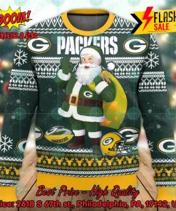 NFL Green Bay Packers Santa Claus OK Ugly Christmas Sweater