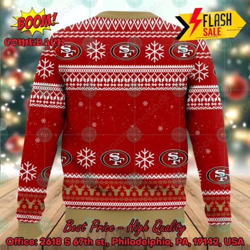 NFL San Francisco 49ers Santa Claus OK Ugly Christmas Sweater