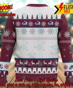 nhl colorado avalanche big logo ugly christmas sweater 2 Ox6rF