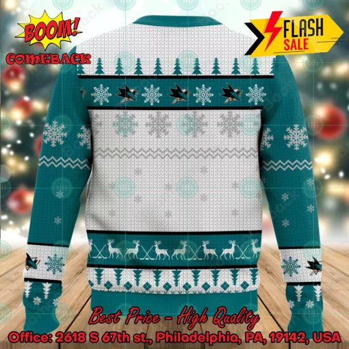 NHL San Jose Sharks Big Logo Ugly Christmas Sweater