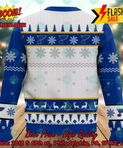 nhl st louis blues big logo ugly christmas sweater 2 7XrFR