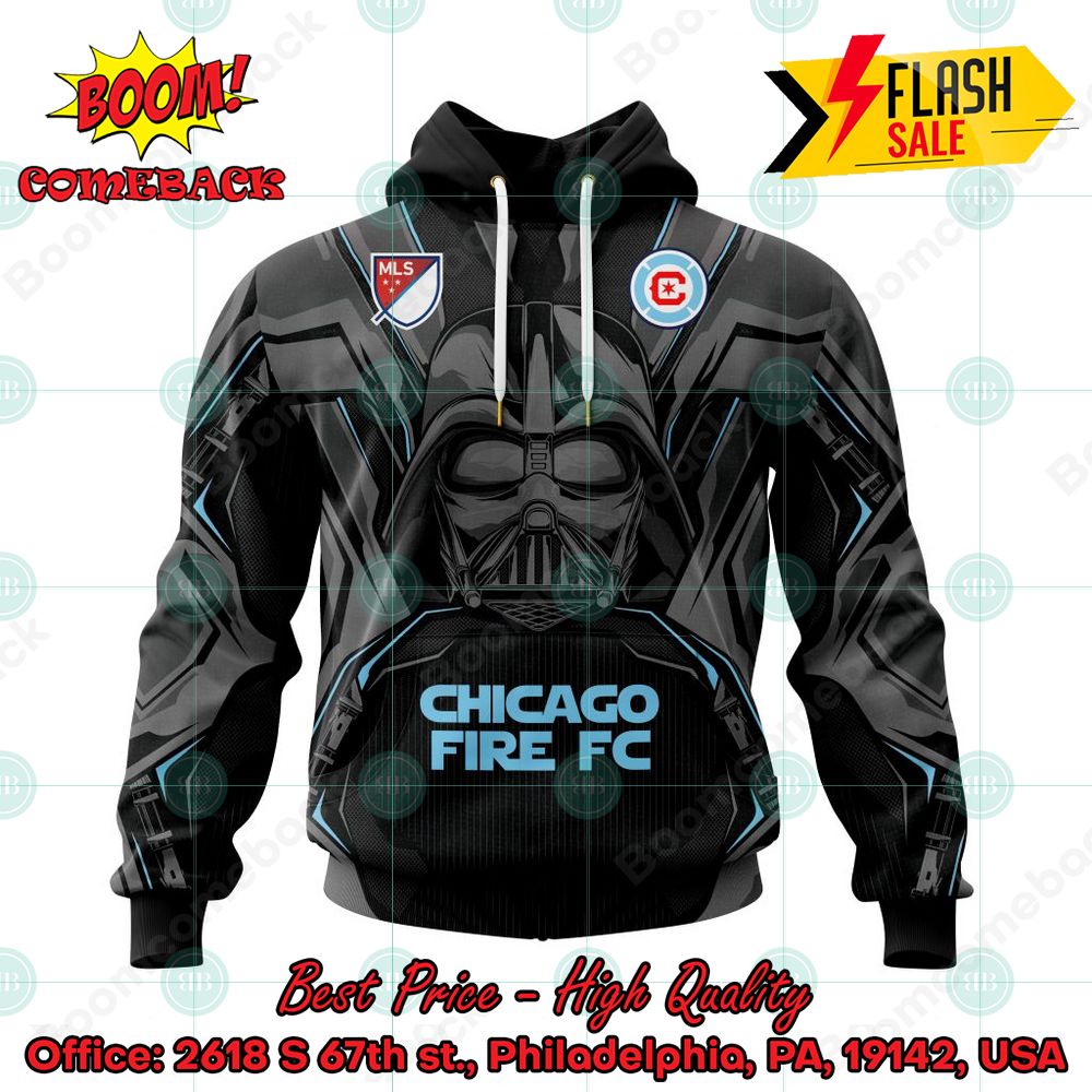 Personalized Chicago Fire FC Star Wars Darth Vader 3D Hoodie