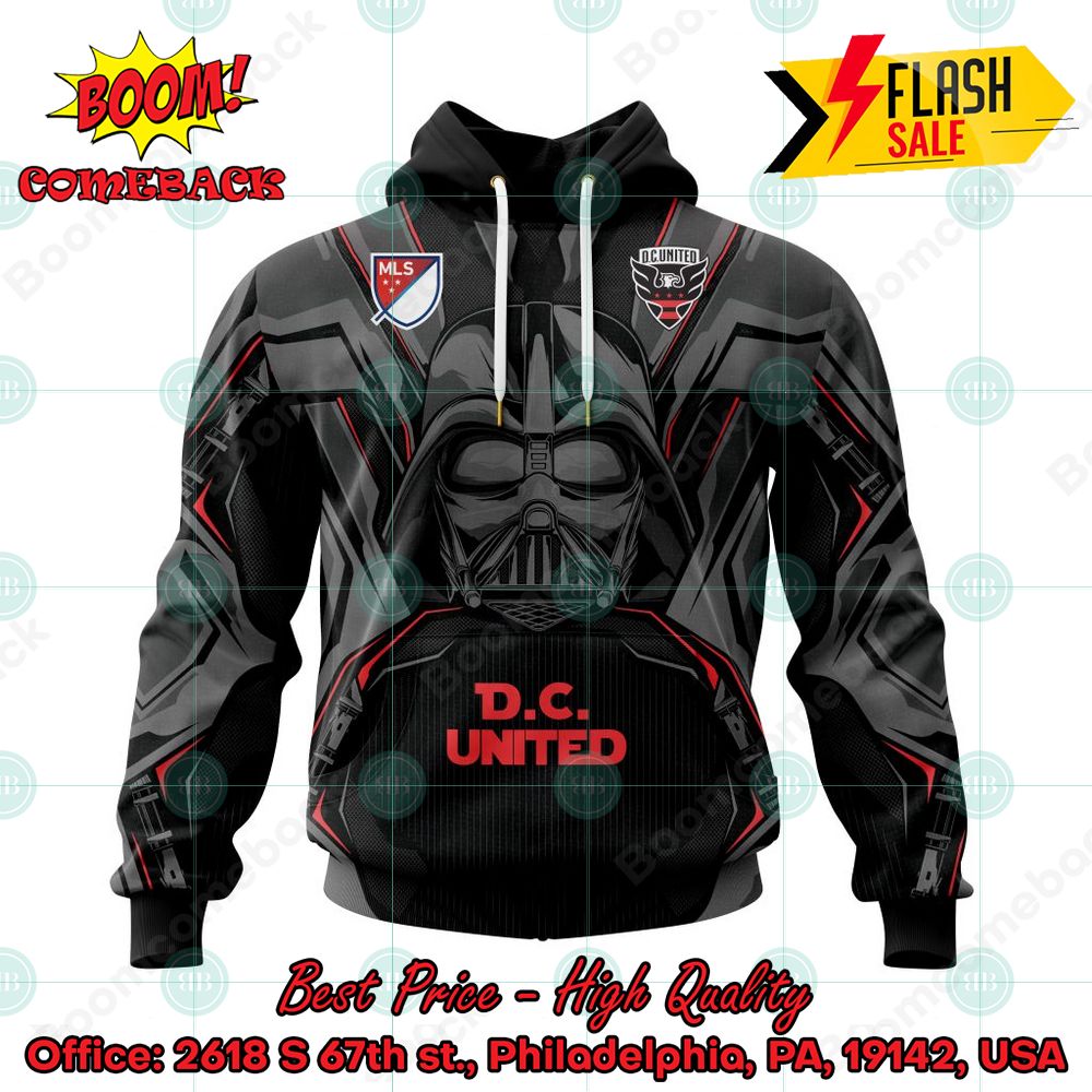 Personalized D.C. United Star Wars Darth Vader 3D Hoodie