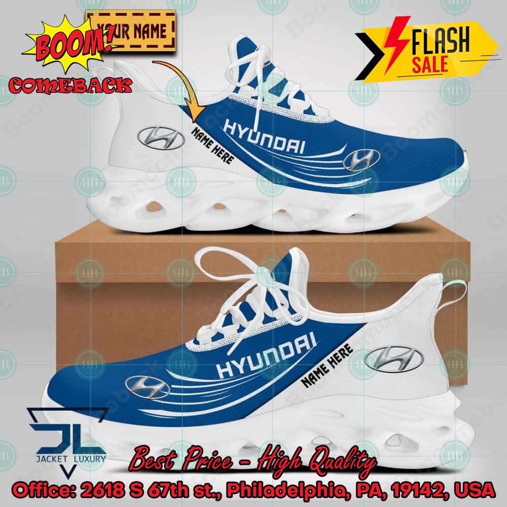 Personalized Name Hyundai Style 1 Max Soul Shoes