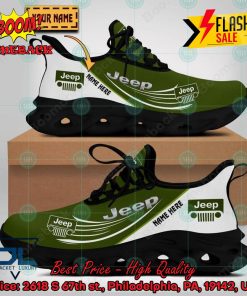 Personalized Name Jeep Style 1 Max Soul Shoes