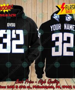 Personalized NCAA Grand Valley State Lakers Black 3D Hoodie