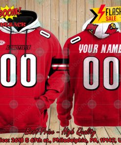 Personalized NCAA Louisville Cardinals 3D Hoodie
