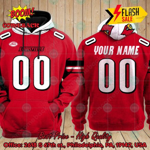Personalized NCAA Louisville Cardinals 3D Hoodie