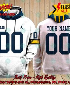 Personalized NCAA Michigan Wolverines 3D Hoodie
