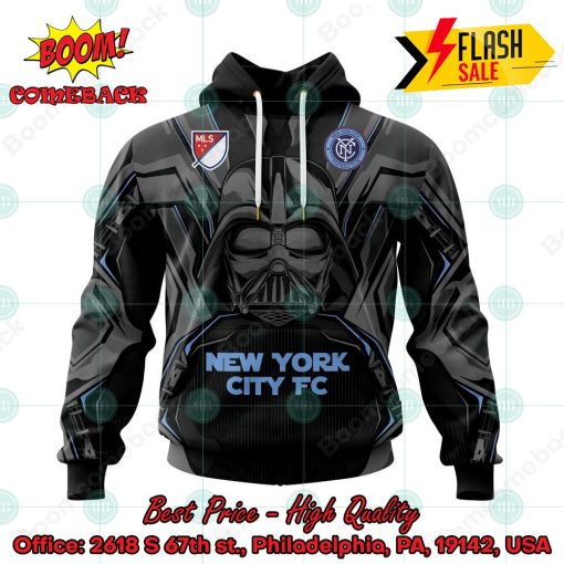 Personalized New York City FC Star Wars Darth Vader 3D Hoodie