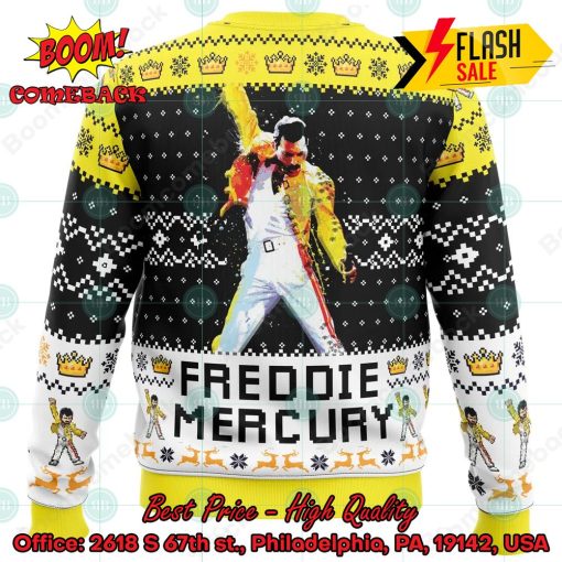 Queen Freddie Mercury Ugly Christmas Sweater