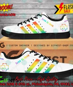 rammstein lgbt love is love white adidas stan smith shoes 2 alFg5