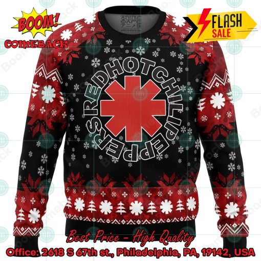 Red Hot Chili Peppers Big Logo Ugly Christmas Sweater