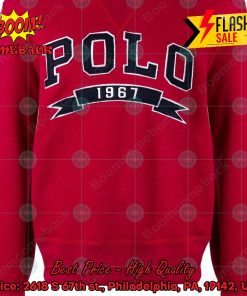 Red Polo Sweatshirt