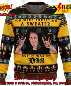 Ronnie James Dio You Were Expecting A Sweater But It Was Me Dio Ugly Christmas Sweater