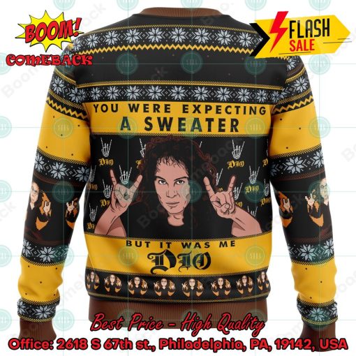 Ronnie James Dio You Were Expecting A Sweater But It Was Me Dio Ugly Christmas Sweater