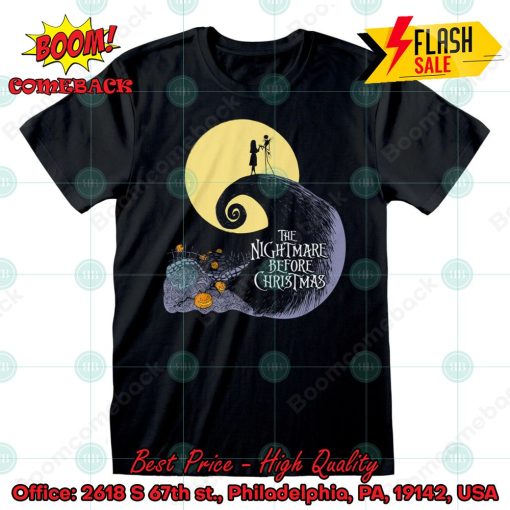 Silhouette Moon Nightmare Before Christmas T-shirt