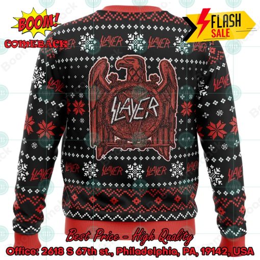 Slayer Metal Band Big Logo Ugly Christmas Sweater