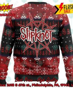 slipknot heavy metal band big logo ugly christmas sweater 2 LIX7m