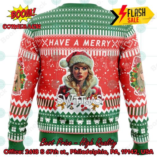 Taylor Swift Have A Merry Swift-Mas Ugly Christmas Sweater