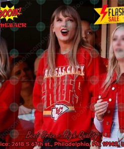 Taylor Swift Vintage Chiefs Sweatshirt