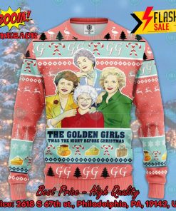 The Golden Girls Twas The Night Before Christmas Ugly Christmas Sweater