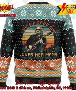 Tom Petty She’s A Good Girl Loves Her Mama Ugly Christmas Sweater