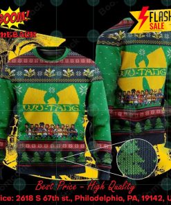 Wu-Tang Clan Cartoon Ugly Christmas Sweater