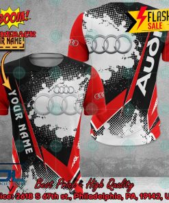 Audi Personalized Name 3D Hoodie And Shirts
