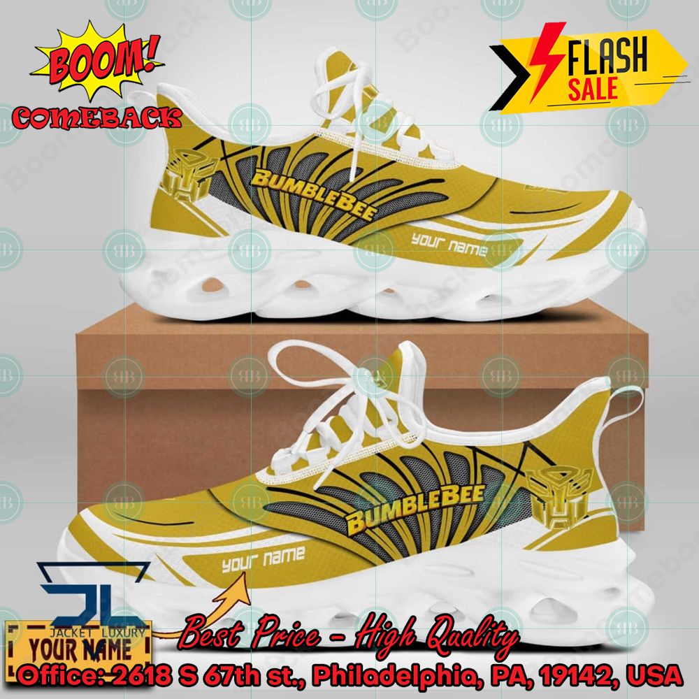 Bumblebee Personalized Name Max Soul Shoes