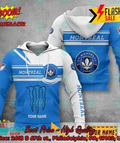 CF Montreal Monster Energy Personalized Name 3D Hoodie And Shirts