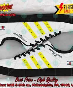 chevrolet camaro coupe yellow stripes custom adidas stan smith white shoes 2 VP8sn