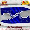 Chevrolet Corvette Convertible Blue Stripes Custom Adidas Stan Smith Black Shoes