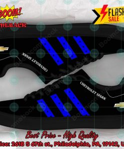 chevrolet spark blue stripes custom adidas stan smith black shoes 2 Pe00L