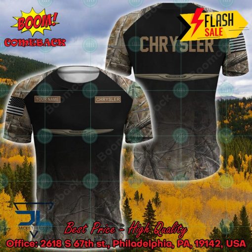 Chrysler Military Custome Personalized Name And Flag 3D Hoodie And Shirts