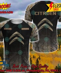 Citroen Military Custome Personalized Name And Flag 3D Hoodie And Shirts