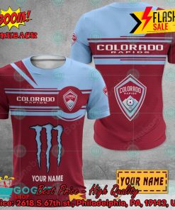 Colorado Rapids Monster Energy Personalized Name 3D Hoodie And Shirts