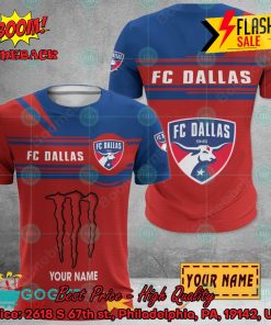 fc dallas monster energy personalized name 3d hoodie and shirts 2 Yp4BB