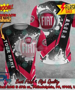 Fiat Personalized Name 3D Hoodie And Shirts