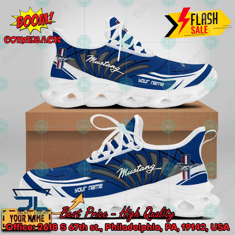 Ford Mustang Personalized Name Max Soul Shoes