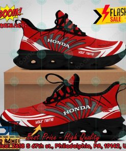 Honda Motorcycle Personalized Name Max Soul Shoes