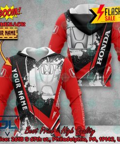 Honda Personalized Name 3D Hoodie And Shirts